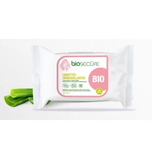 BIO SECURE lingettes démaquillantes 25 unités