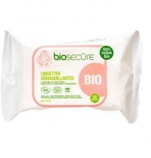 BIO SECURE lingettes démaquillantes 25 unités