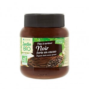 JARDIN BIO pâte à tartiner Noir Forte en Cacao | 350G