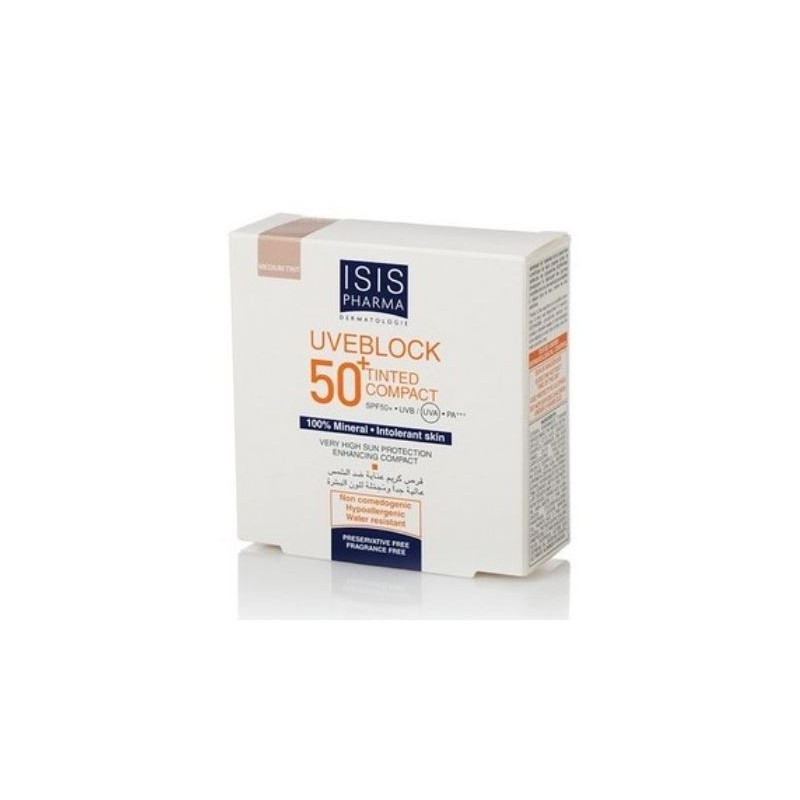 ISISPHARMA UVEBLOCK compact teinté Medium 10 gr