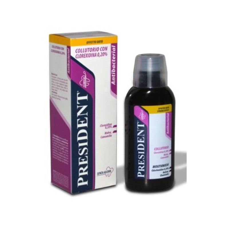 PRESIDENT ANTIBACTERIAL bain de bouche 250 ml PRESIDENT ANTIBACTERIAL bain de bouche 250 ml