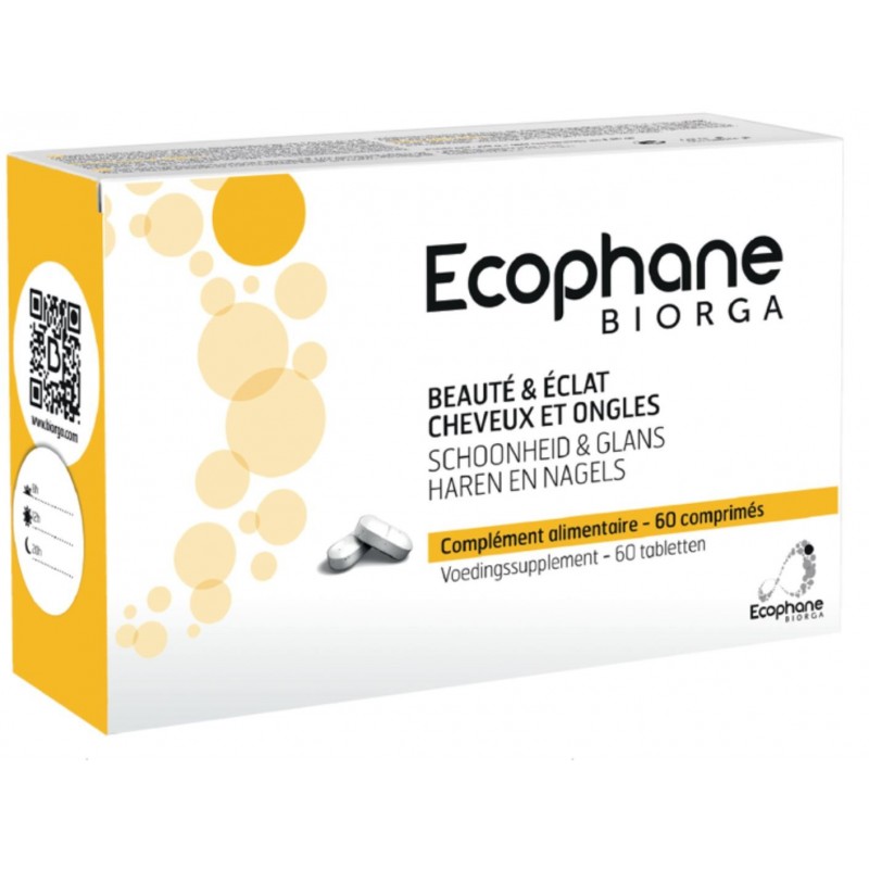 ECOPHANE CHEVEUX ET ONGLES | 60 comprimés ECOPHANE CHEVEUX ET ONGLES | 60 comprimés