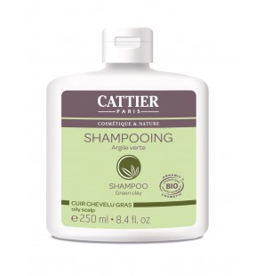 CATTIER ARGILE VERTE shampooing cuir chevelu gras 250 ml