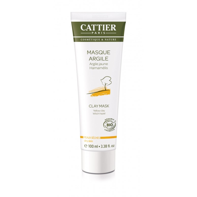 CATTIER masque à l'argile Jaune 100 ml