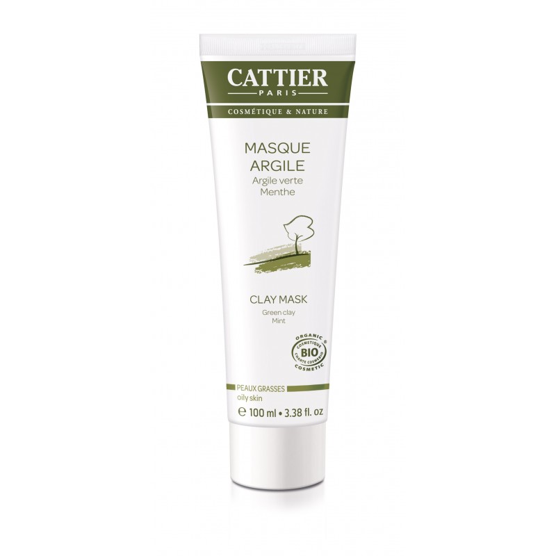 CATTIER masque à l'argile verte 100 ml