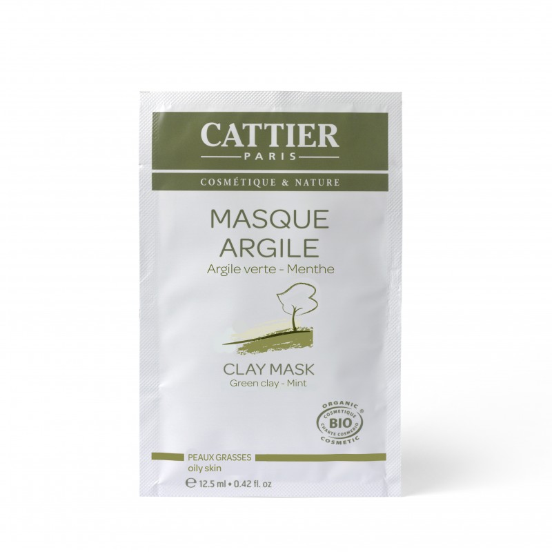 CATTIER masque à l'argile Verte 12.5 ml