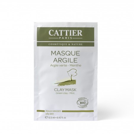 CATTIER masque à l'argile Verte 12.5 ml