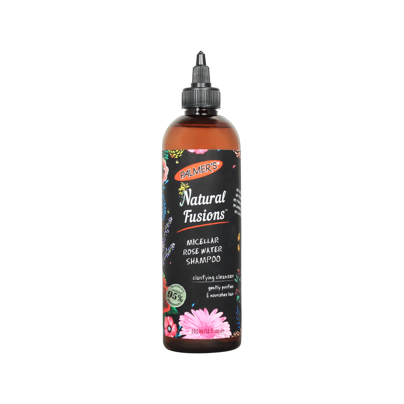 PALMER'S NATURAL FUSION shampooing micellaire à l'eau de rose 350 ml PALMER'S NATURAL FUSION shampooing micellaire à l'eau de rose 350 ml