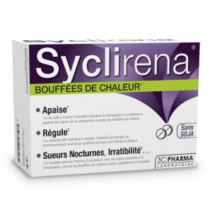 3C PHARMA syclirena bouffées de chaleur | 60 comprimés