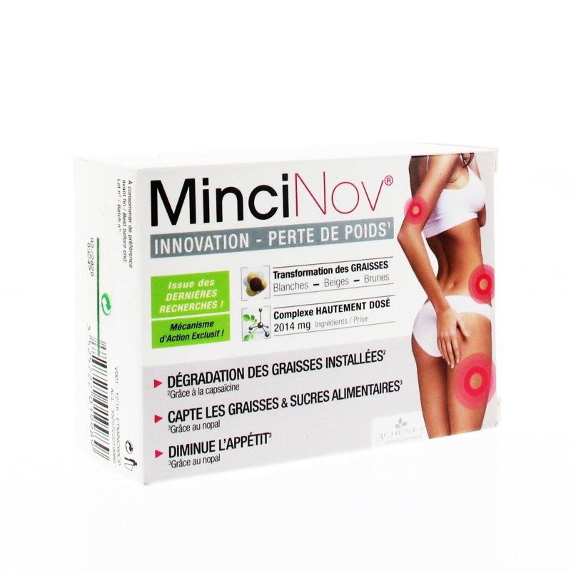 3 CHÊNES Mincinov perte de pois | 60 comprimés