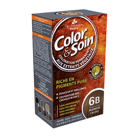 3 CHENES COLOR & SOIN MARRON CACAO 6B