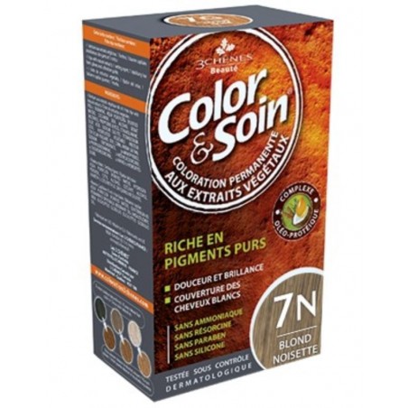 3 CHENES COLOR & SOIN BLOND NOISETTE 7N