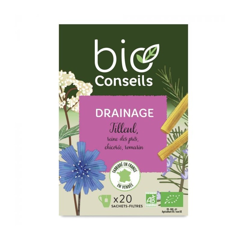 BIO CONSEILS DRAINAGE infusion boite 20 sachets