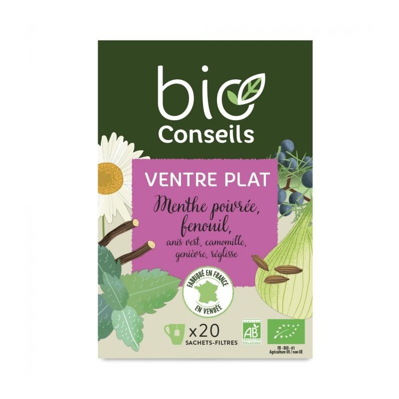 BIO CONSEILS VENTRE PLAT infusion | 20 sachets