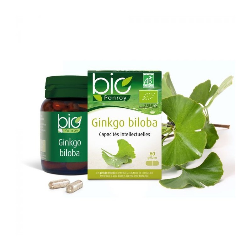 YVES PONROY Ginkgo Biloba boite 60 gélules