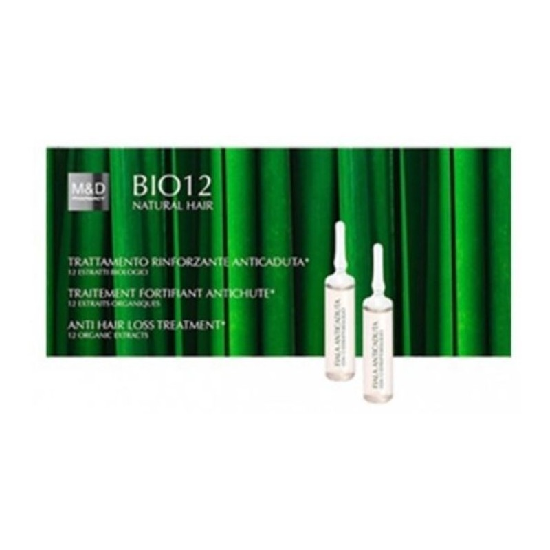 BIO12 traitement anti-chute fortifiant boite 20 ampoules