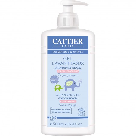 CATTIER BÉBÉ gel lavant doux | 500 ml