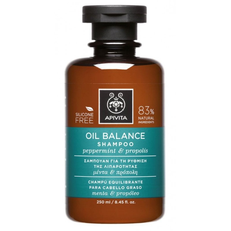 APIVITA OIL BALANCE shampooing Cheveux Gras 250 ml