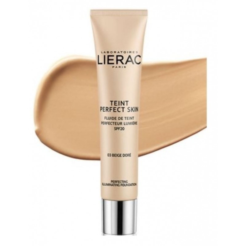 LIERAC PERFECT SKIN fluide de Teint N°3 BEIGE DORÉ 30 ml