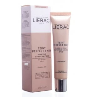 LIERAC Perfect skin fluide de Teint N°3 BEIGE DORÉ 30 ml