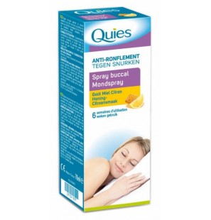 QUIES ANTI RONFLEMENT spray buccal goût Miel Citron 70 ml