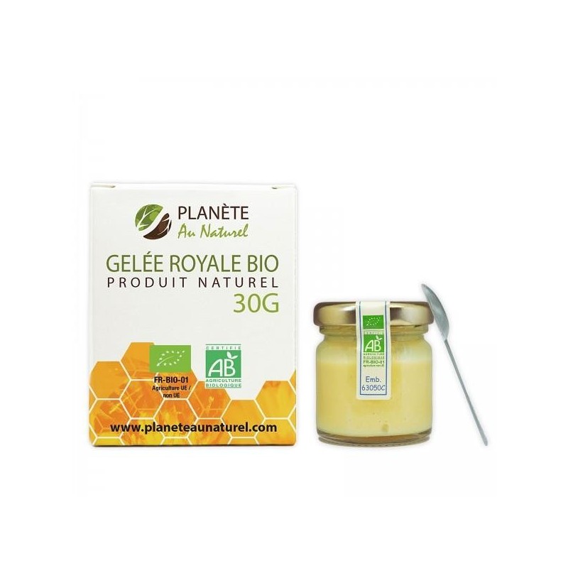 PLANETE AU NATUREL gelée royale BIO pot 30 gr