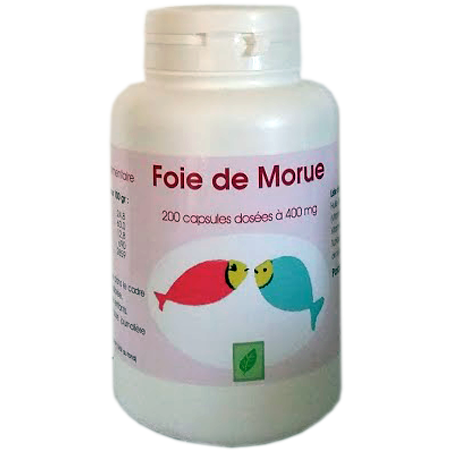 GPH DIFFUSION Huile De Foie De Morue 400 mg | 200 capsules