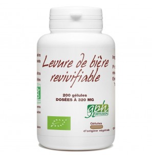 GPH DIFFUSION Levure De Bière Revivifiable 320 mg | 200 gélules