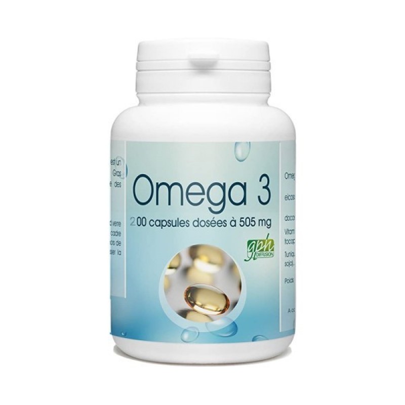 GPH DIFFUSION Oméga 3 505mg | 200 capsules GPH DIFFUSION Oméga 3 505mg | 200 capsules