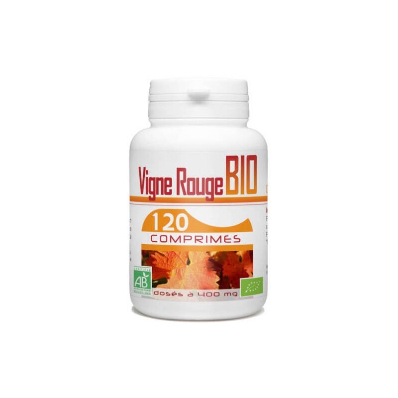 GPH DIFFUSION Vigne Rouge BIO 400 mg | 120 comprimés