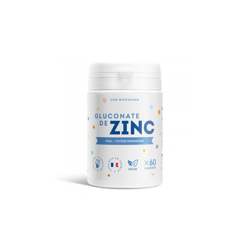 GPH DIFFUSION Glucotane de Zinc | 60 comprimés GPH DIFFUSION Glucotane de Zinc | 60 comprimés