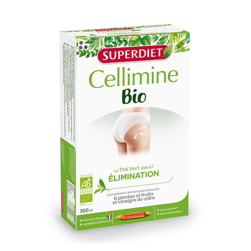 SUPER DIET CELLIMINE Bio minceur boite 20 ampoules