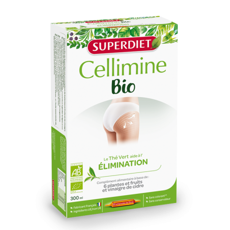 SUPER DIET CELLIMINE Bio minceur boite 20 ampoules