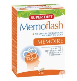 SUPER DIET MEMOFLASH boite 60 gélules