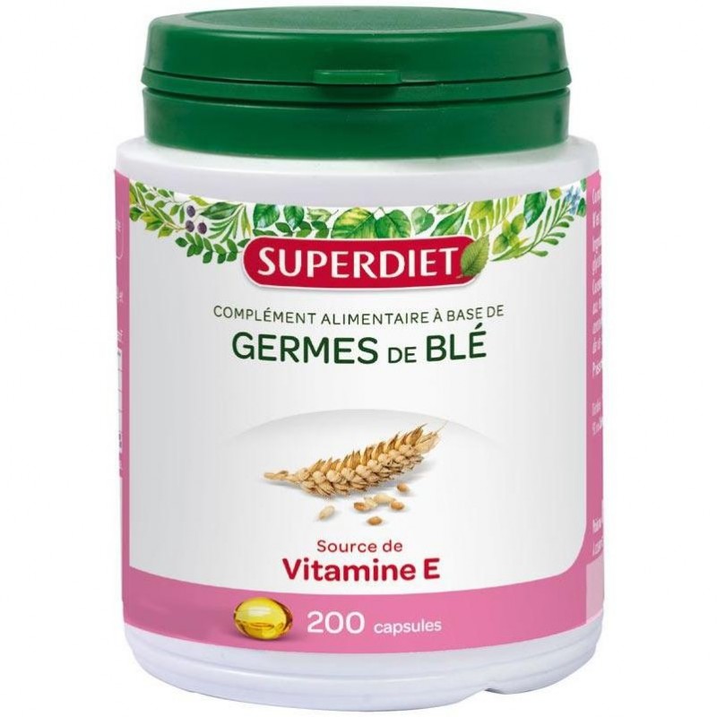 SUPER DIET HUILE DE GERME DE BLE boite 200 capsules