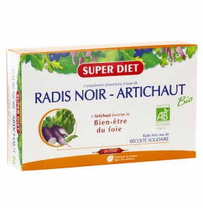 SUPER DIET RADIS NOIR ARTICHAUT Bio boite 20 ampoules