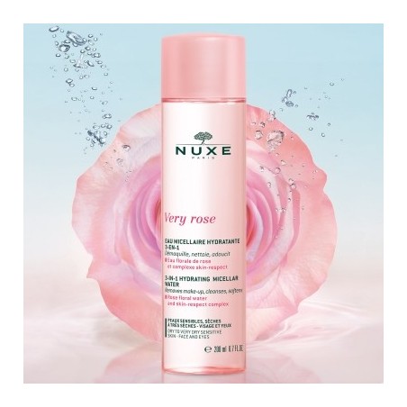 NUXE Very Rose Eau Micellaire Hydratante 3-en-1 200ML