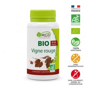 MGD bio vigne rouge boite 90 gélules