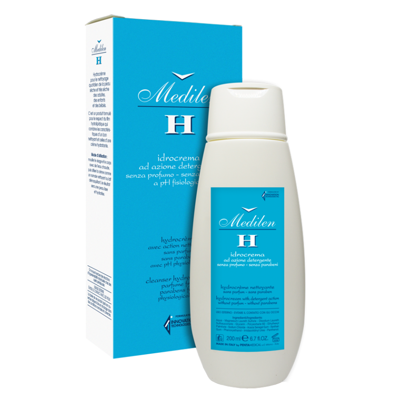 MEDILEN H hydrocrème nettoyante 200 ml MEDILEN H hydrocrème nettoyante 200 ml