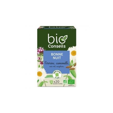 BIO CONSEILS BONNE NUIT infusion boite 20 sachets