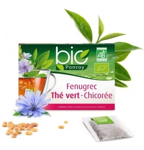 BIO CONSEILS FENUGREC THE VERT CHICOREE infusion boite 20