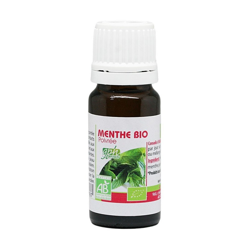 GPH DIFFUSION MENTHE POIVREE huile essentielle 10 ml GPH DIFFUSION MENTHE POIVREE huile essentielle 10 ml