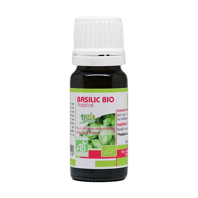 GPH DIFFUSION BASILIC TROPICAL huile essentielle |10 ml GPH DIFFUSION BASILIC TROPICAL huile essentielle |10 ml