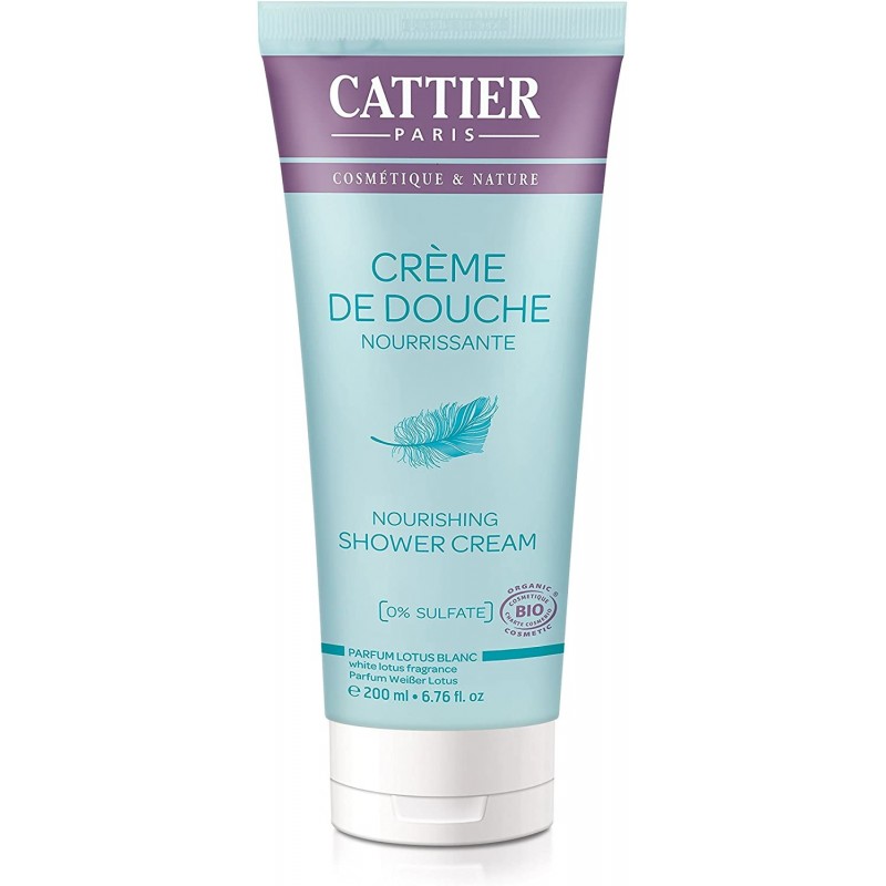 CATTIER LOTUS BLANC crème douche nourrissante 200 ML