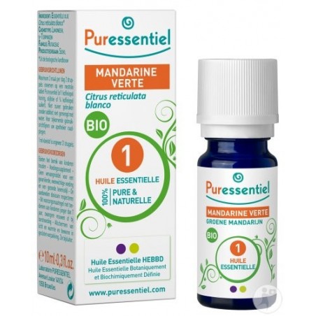 PURESSENTIEL MANDARINE VERTE huile essentielle BIO 10 ml