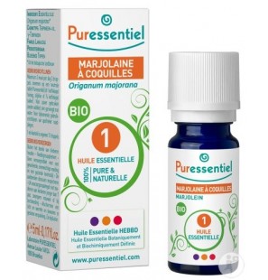 PURESSENTIEL MARJOLAINE A COQUILLES huile essentielle BIO 5 ml