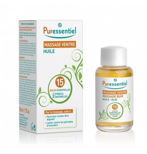 PURESSENTIEL huile de massage ventre 50 ml