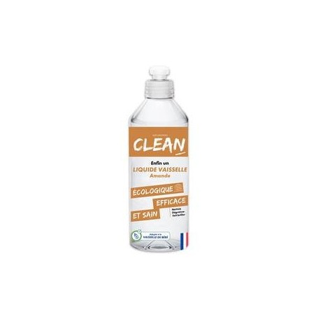 CLEAN liquide vaisselle AMANDE 500 ml