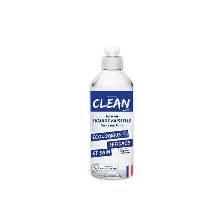 CLEAN liquide vaisselle SANS PARFUM 500 ml