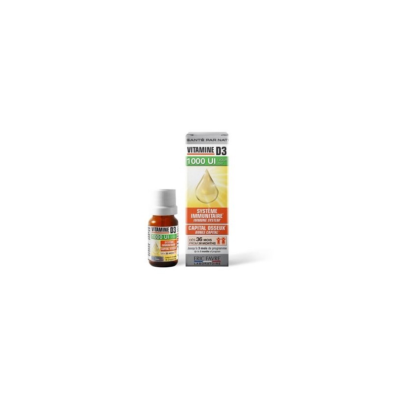 ERIC FAVRE Vitamine D3 goutte | 20 ml